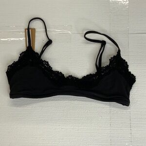 Skims Fits Everybody Lace Bralette ONYX M NWT